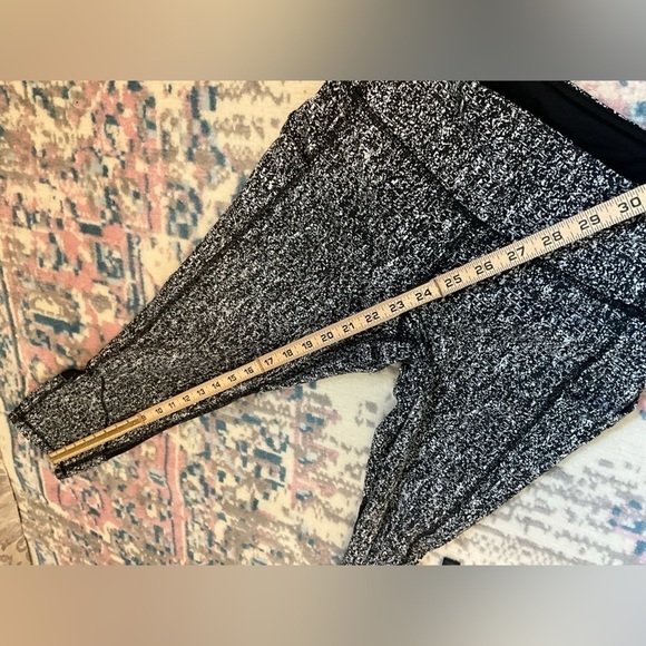 Lululemon Pace Perfect  Air Time White Black/Black Size 4 - Picture 5 of 14